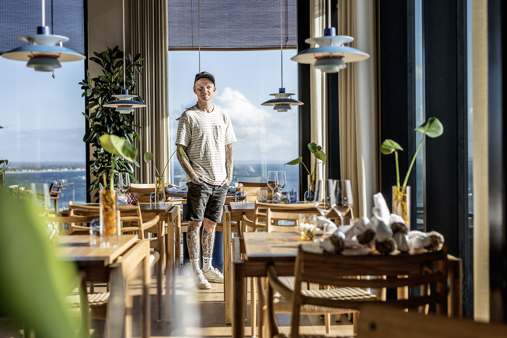 René Mammen i restauranten