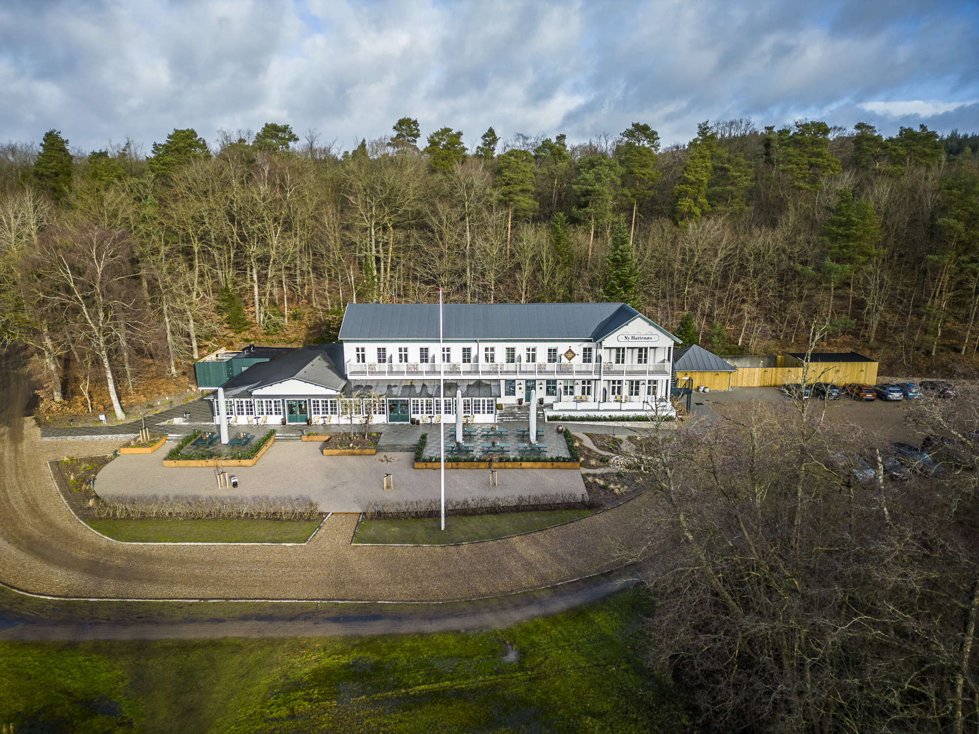 Hotel Ny Hattenæs, smukt beliggende ves Silkeborgsøerne